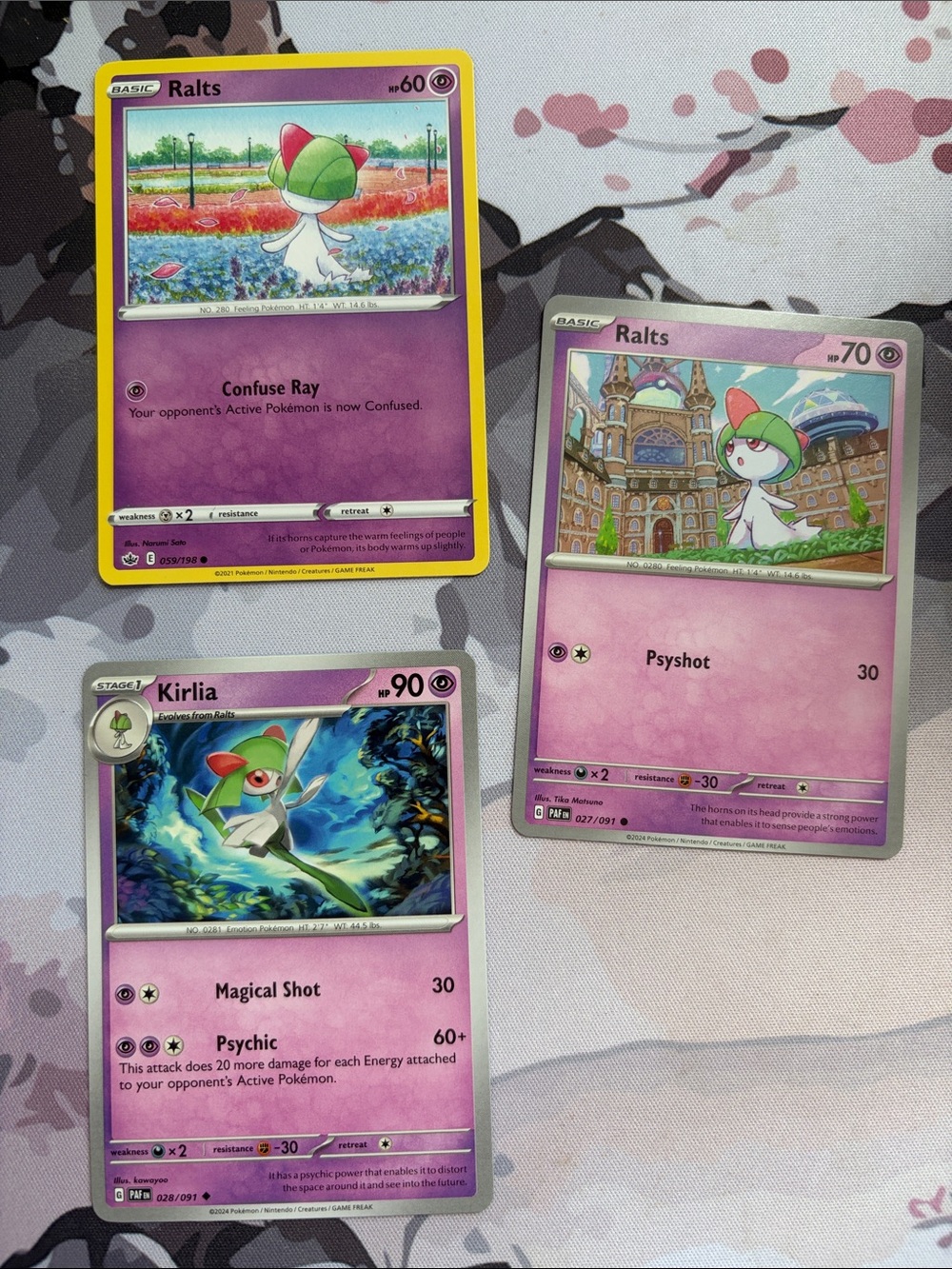 Ralts & Kirlia Evolution Line Lot | Chilling Reign + Paldean Fates | ✨5/$25✨